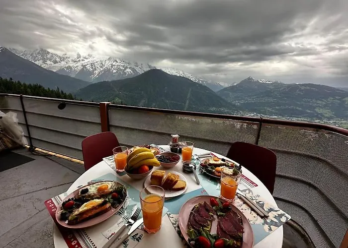 Apartman Mont Blanc View On A 40m2 Terrace *